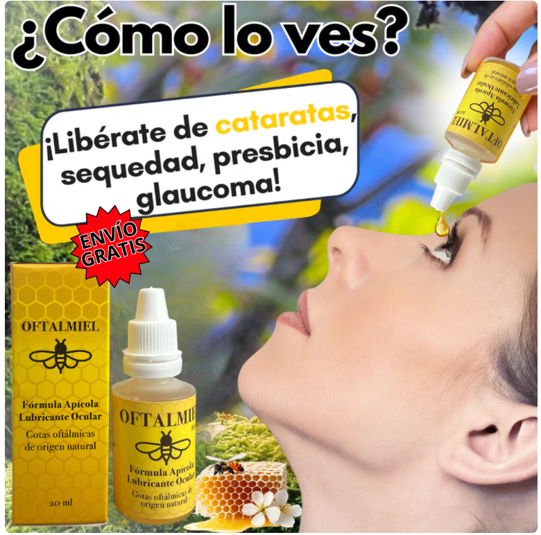 GOTAS OFTALMIEL PRO™ - DEVUELVE EL ALIVIO QUE TUS OJOS PERDIERON
