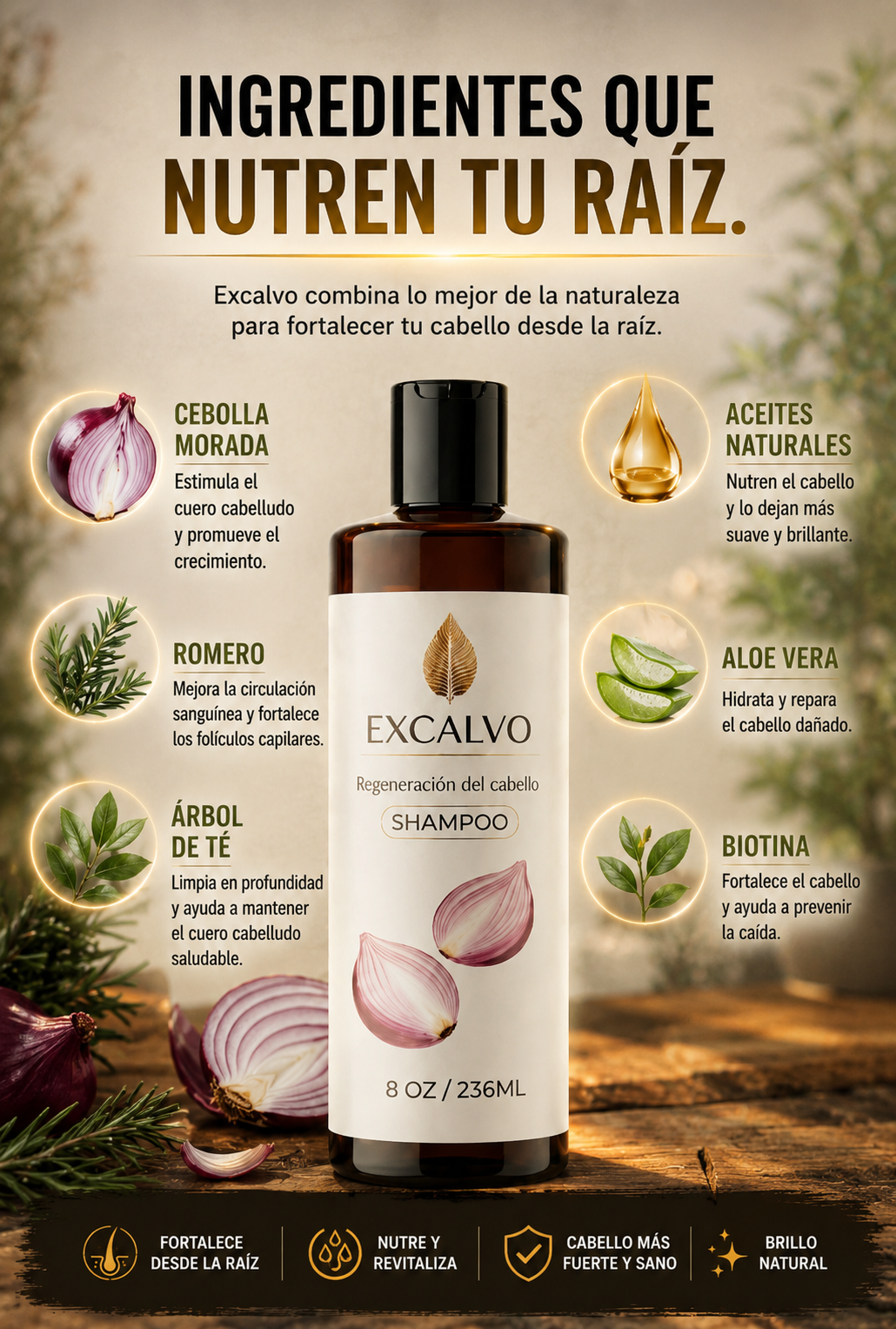 SHAMPOO CRECIMIENTO NATURAL EX CALVO