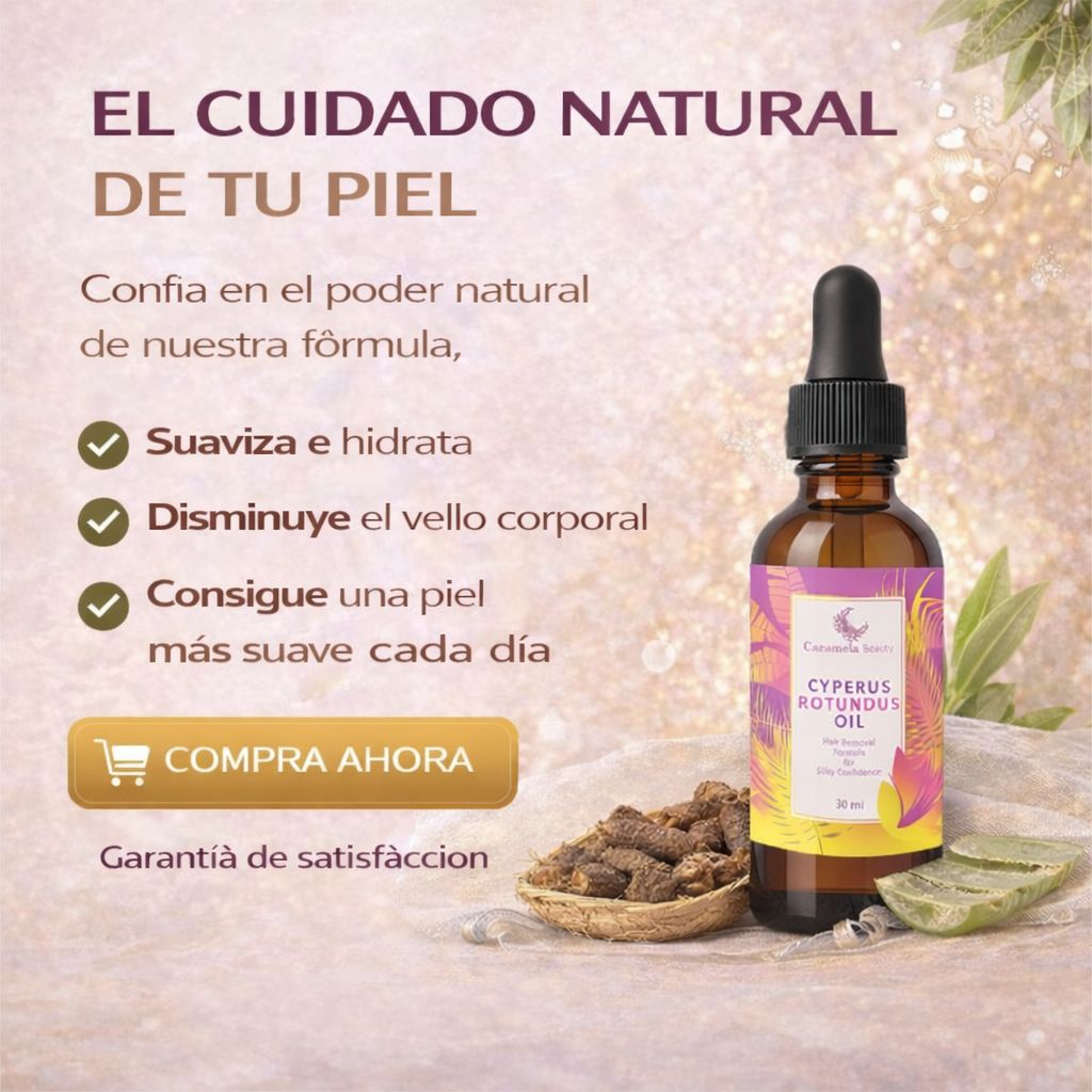 Aceite de Cyperus Rotundus - Inhibidor de Vello👩🌸