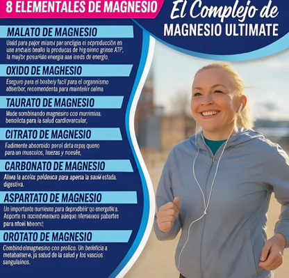 MAGNESIUM COMPLEX™- 90 capsulas -Últimas 7 Unidades 🔥
