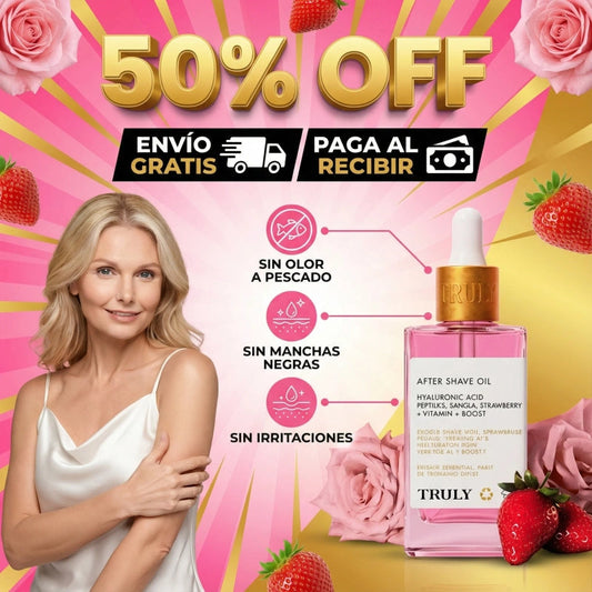 Elimina manchas con Truly Aceite Intimo Beauty Post Afeitado 😍